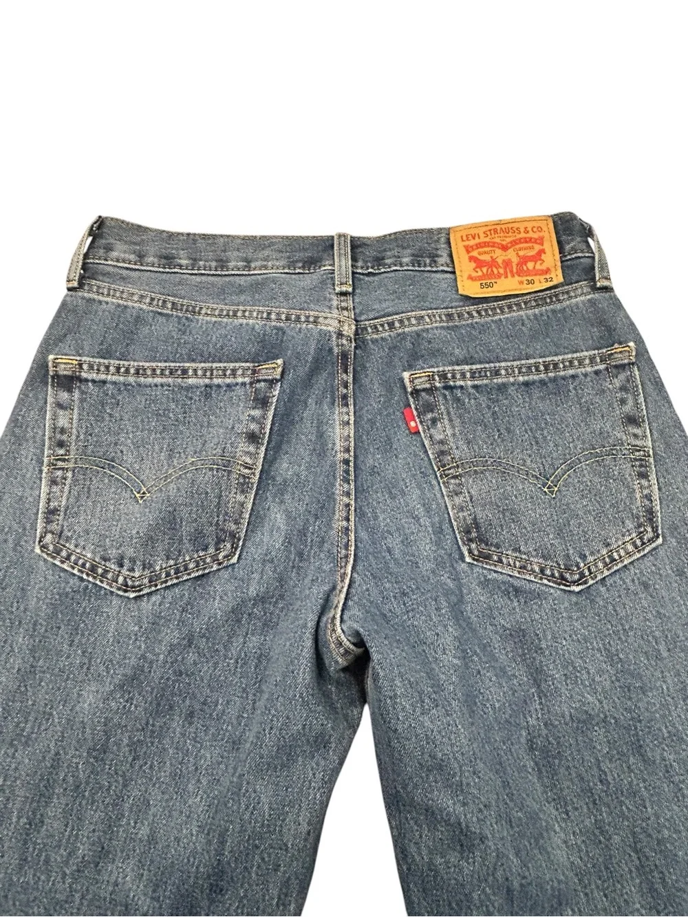 Levi’s‎ 550 Classic Men's Blue Relaxed Fit Denim Straight-Leg Jeans 30x32 Casual